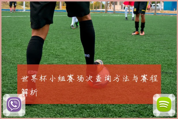 世界杯小组赛场次查询方法与赛程解析