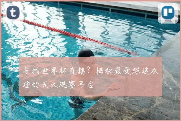 寻找世界杯直播？揭秘最受球迷欢迎的五大观赛平台